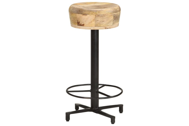 Barstolar 2 st 66 cm massivt mangoträ - Brun - Möbler - Stolar & fåtöljer - Barstol & barpall