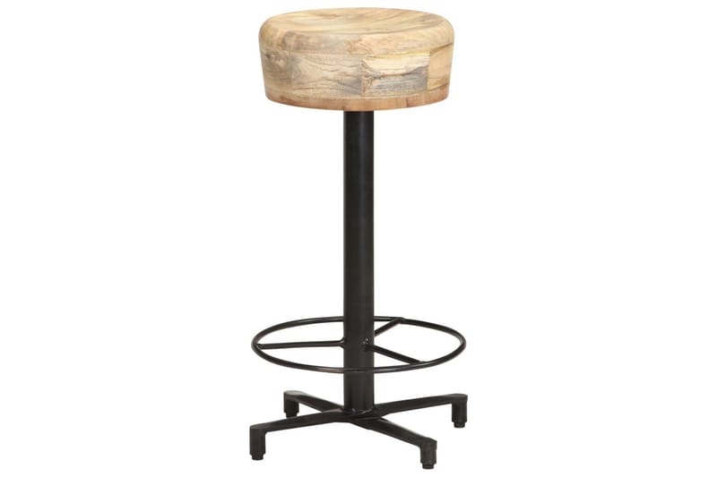 Barstolar 2 st 66 cm massivt mangoträ - Brun - Möbler - Stolar & fåtöljer - Barstol & barpall