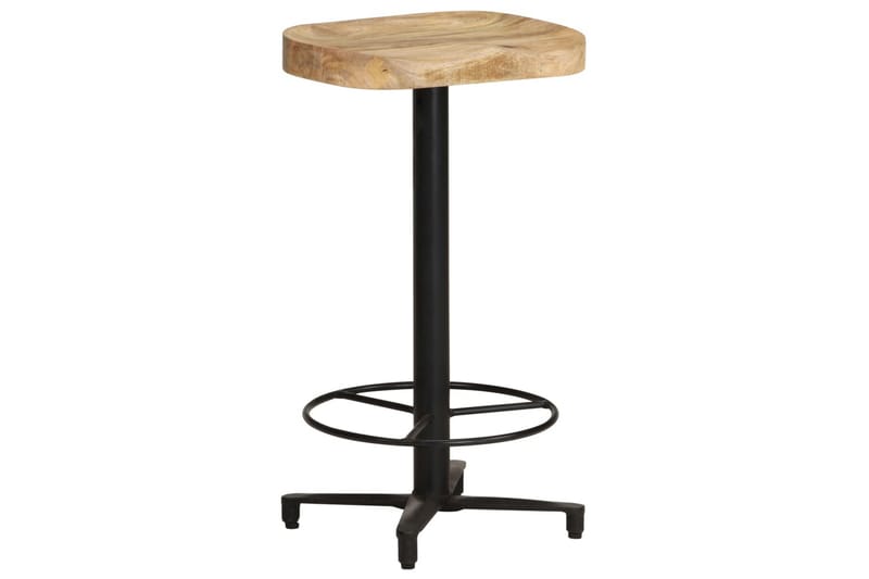Barstolar 2 st 66 cm massivt mangoträ - Brun - Möbler - Stolar & fåtöljer - Barstol & barpall
