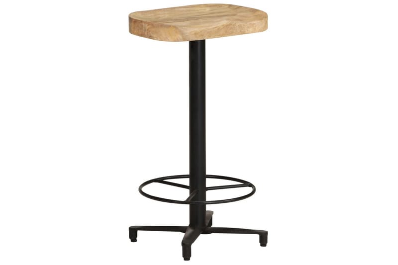 Barstolar 2 st 66 cm massivt mangoträ - Brun - Möbler - Stolar & fåtöljer - Barstol & barpall