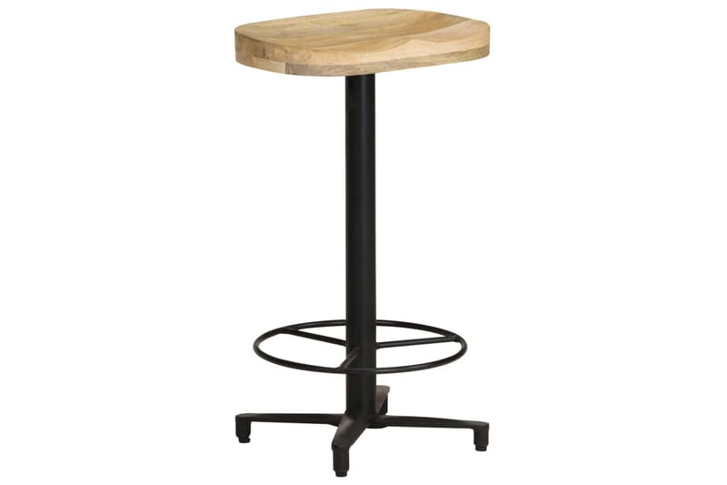 Barstolar 2 st 66 cm massivt mangoträ - Brun - Möbler - Stolar & fåtöljer - Barstol & barpall