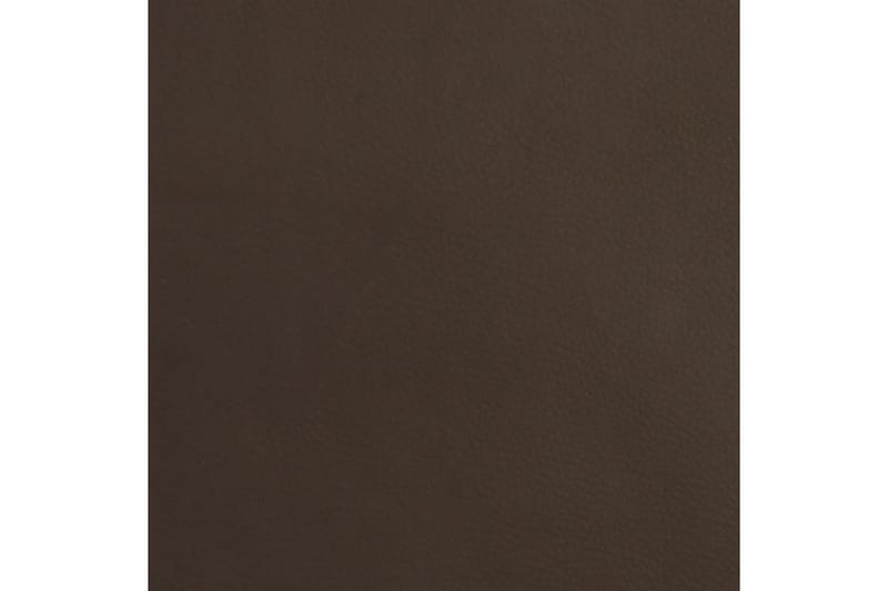 Barstolar 2 st brun konstläder - Brun - Möbler - Stolar & fåtöljer - Barstol & barpall