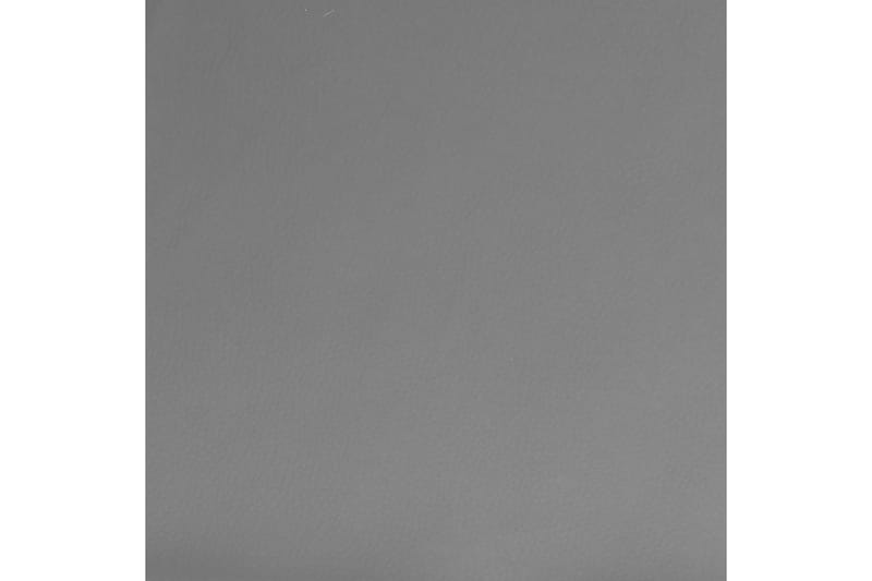 Barstolar 2 st grå och vit konstläder - Grå - Barstol & barpall