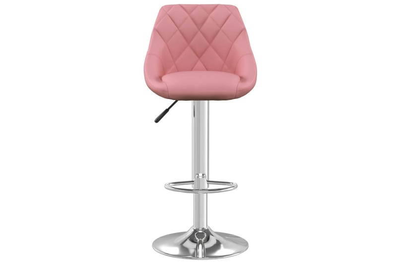 Barstolar 2 st rosa sammet - Rosa - Möbler - Stolar & fåtöljer - Barstol & barpall