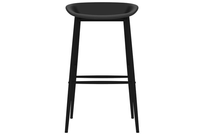 Barstolar 2 st svart - Svart - Möbler - Stolar & fåtöljer - Barstol & barpall