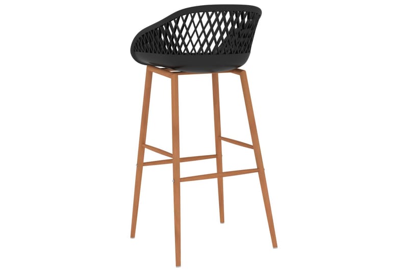 Barstolar 2 st svart - Svart - Möbler - Stolar & fåtöljer - Barstol & barpall