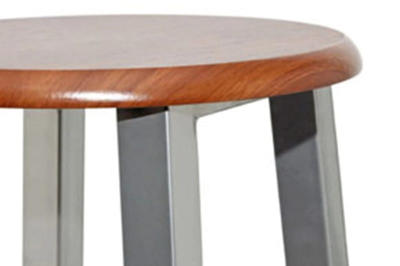 Barstolar 4 st silver och brun MDF - Brun - Möbler - Stolar & fåtöljer - Barstol & barpall
