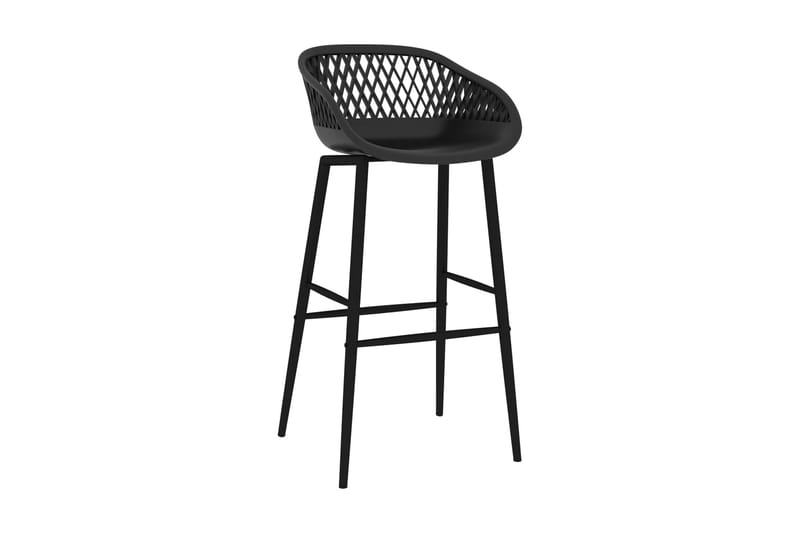Barstolar 4 st svart - Svart - Möbler - Stolar & fåtöljer - Barstol & barpall