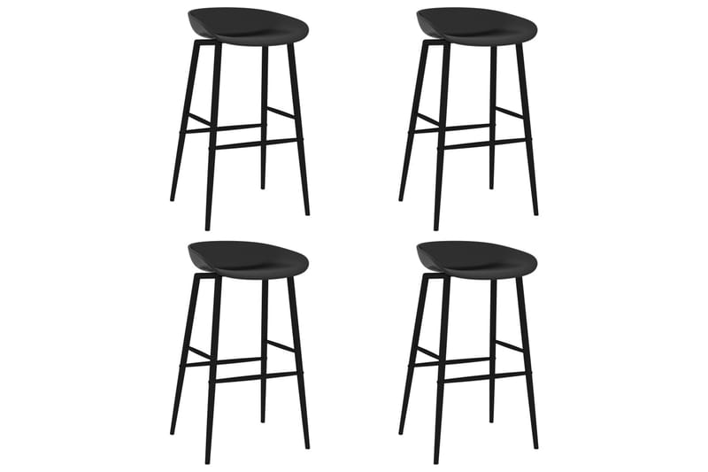 Barstolar 4 st svart - Svart - Möbler - Stolar & fåtöljer - Barstol & barpall