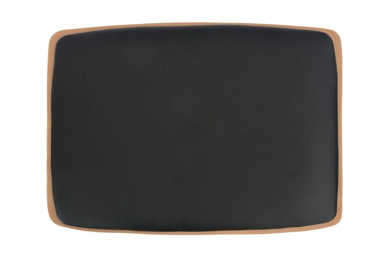 Barstolar 6 st svart konstläder - Svart - Barstol & barpall