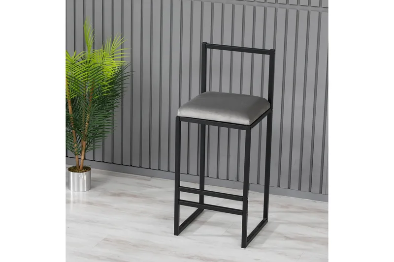 Bitanya Barstol - Grå - Möbler - Stolar & fåtöljer - Barstol & barpall