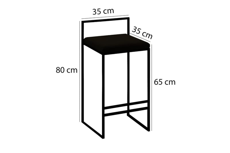 Bitanya Barstol - Grå - Barstol & barpall