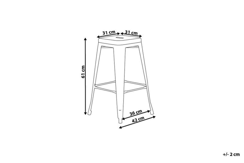 Cabrillo Barstol 42 cm - Svart - Möbler - Stolar & fåtöljer - Barstol & barpall