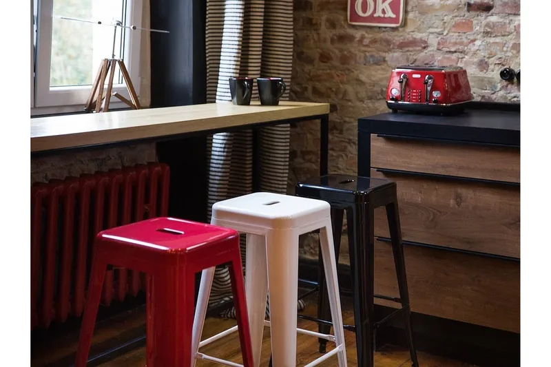 Cabrillo Barstol 42 cm - Vit - Möbler - Stolar & fåtöljer - Barstol & barpall