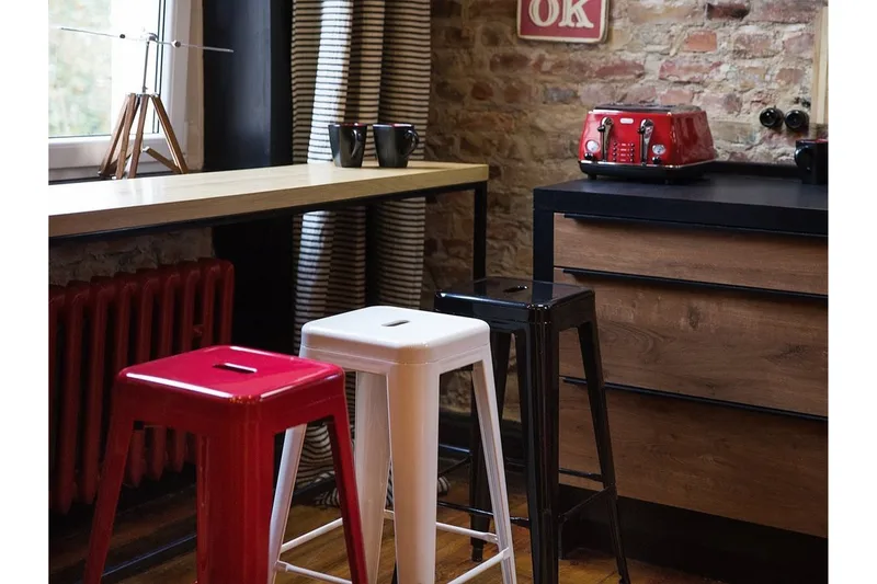 Cabrillo Barstol 44 cm - Vit - Möbler - Stolar & fåtöljer - Barstol & barpall