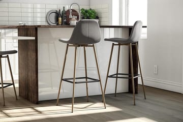 Copley Barstol Mörklinnegrå - Dorel Home - Möbler - Stolar & fåtöljer - Barstol & barpall