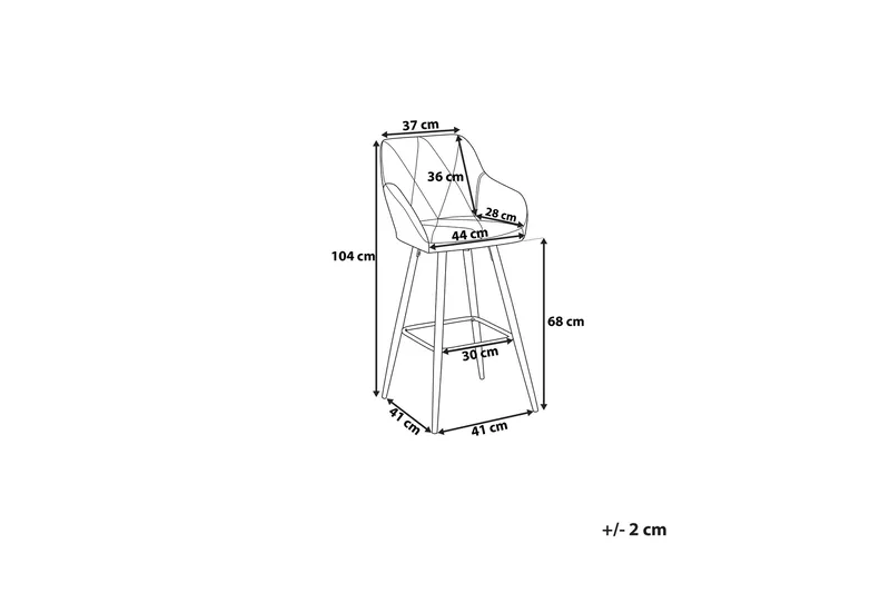 Darien Barstol 41 cm - Beige - Möbler - Stolar & fåtöljer - Barstol & barpall