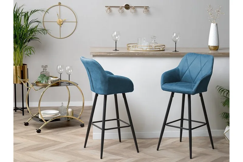 Darien Barstol 41 cm - Blå - Möbler - Stolar & fåtöljer - Barstol & barpall