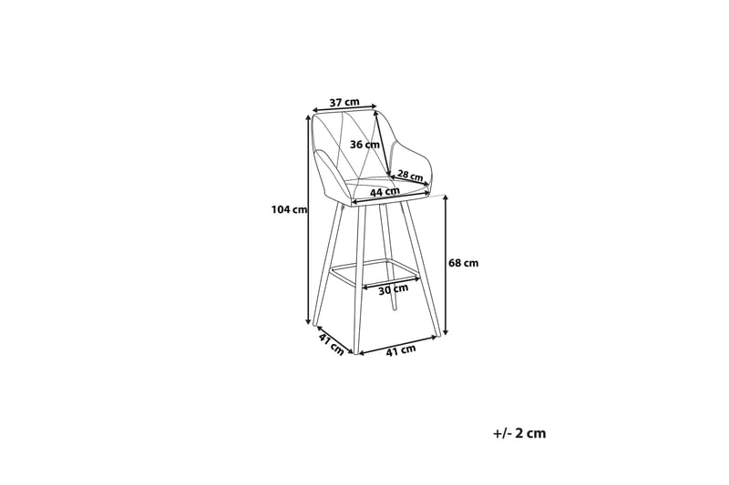 Darien Barstol 41 cm - Brun - Barstol & barpall