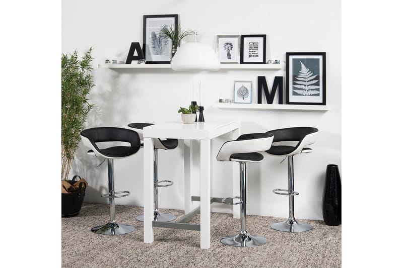 Elsita Barstol - Svart/Vit - Möbler - Stolar & fåtöljer - Barstol & barpall