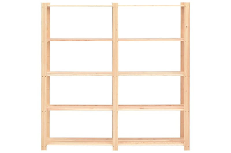 Förvaringshylla 5 hyllor 10 st 170x38x170 cm massiv furu 500 - Beige - Möbler - Stolar & fåtöljer - Barstol & barpall