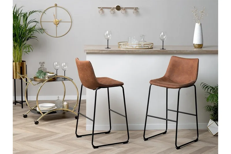 Franks Barstol 46 cm - Brun - Möbler - Stolar & fåtöljer - Barstol & barpall