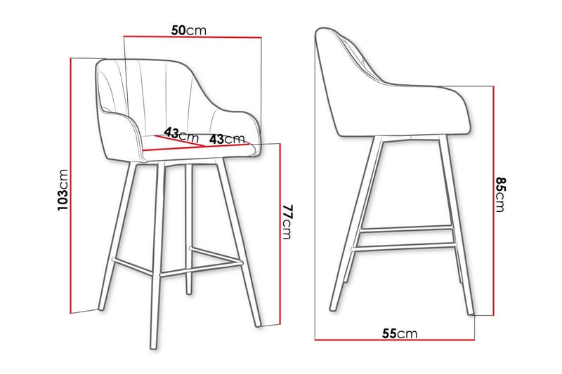 Glenarm Barstol - Möbler - Stolar & fåtöljer - Barstol & barpall
