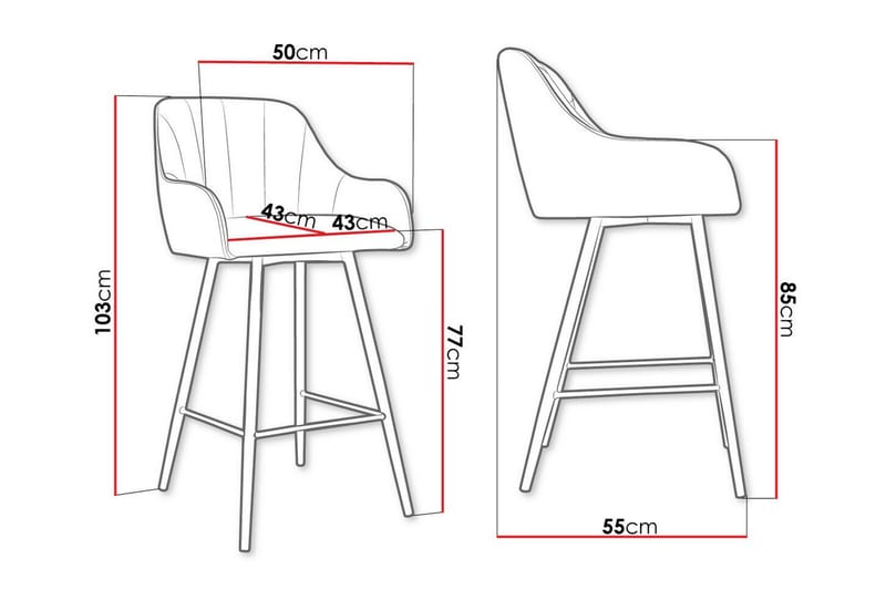 Glenarm Barstol - Möbler - Stolar & fåtöljer - Barstol & barpall