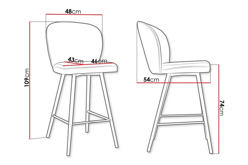 Glenarm Barstol - Möbler - Stolar & fåtöljer - Barstol & barpall