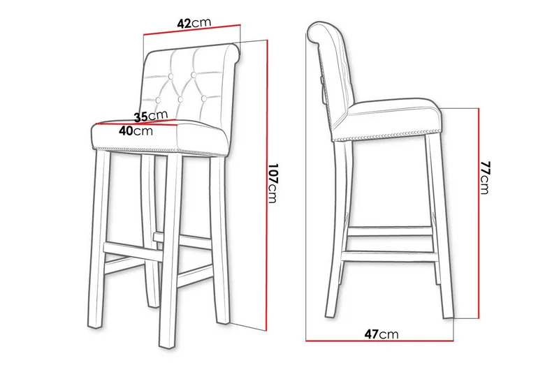 Glenarm Barstol - Möbler - Stolar & fåtöljer - Barstol & barpall