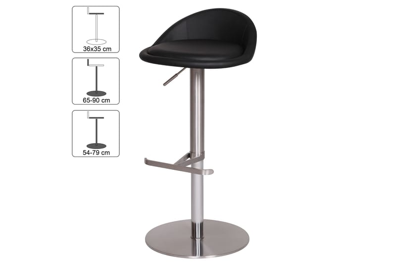 Grubbe Barstol - Svart - Möbler - Stolar & fåtöljer - Barstol & barpall