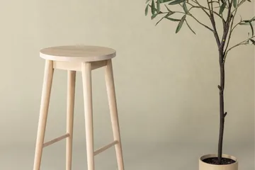Mollösand Barstol 75 cm - Whitewash - Möbler - Stolar & fåtöljer - Barstol & barpall