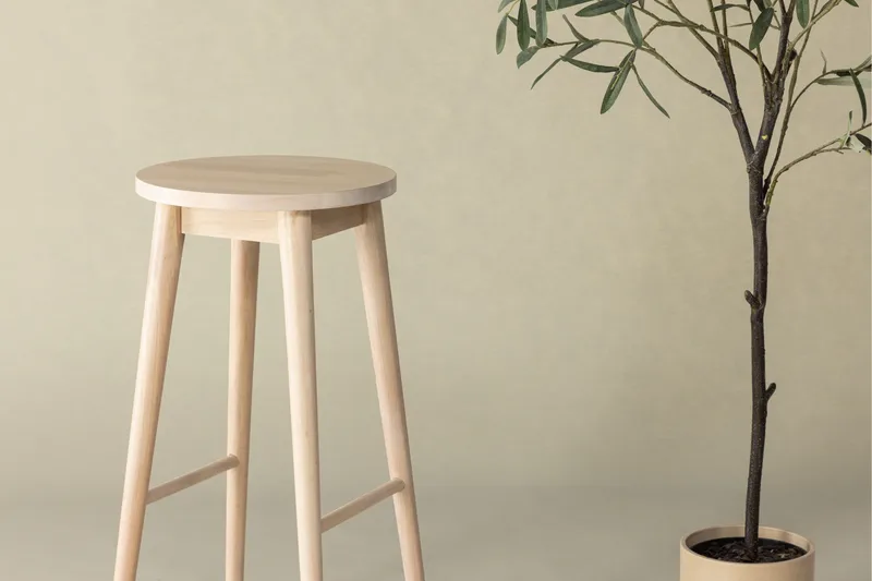 Mollösand Barstol 75 cm - Whitewash - Möbler - Stolar & fåtöljer - Barstol & barpall