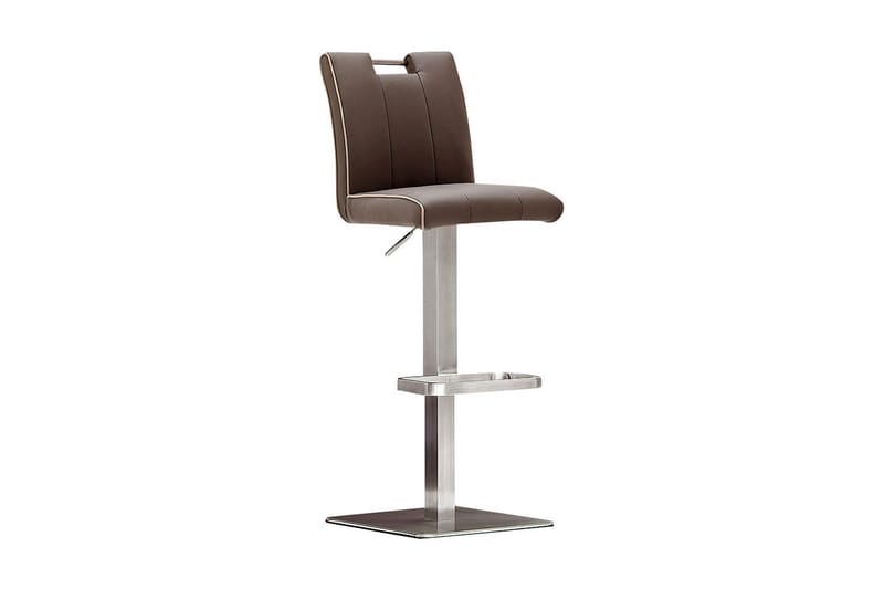 Navajo Barstol Kvadrat Stål - Mörkbrun - Möbler - Stolar & fåtöljer - Barstol & barpall