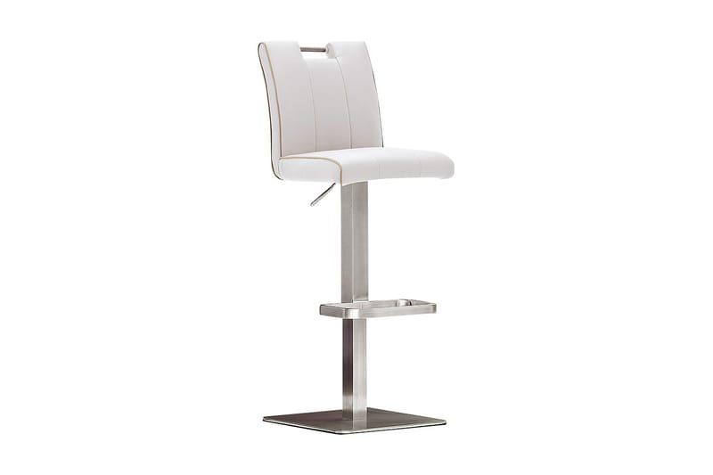 Navajo Barstol Kvadrat - Vit PU - Möbler - Stolar & fåtöljer - Barstol & barpall