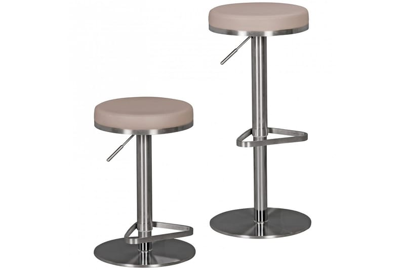 Norsen Barstol - Taupe|Krom - Möbler - Stolar & fåtöljer - Barstol & barpall