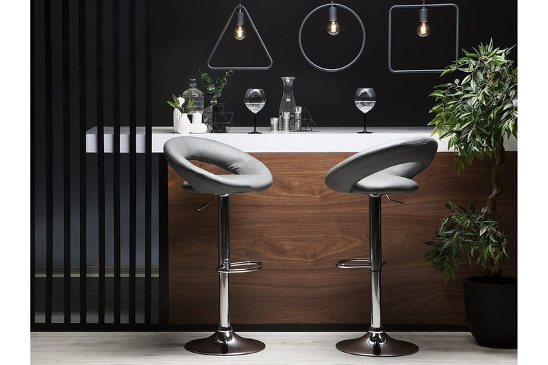 Peoria Barstol 54 cm - Grå - Möbler - Stolar & fåtöljer - Barstol & barpall