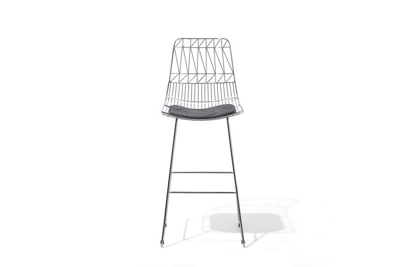 Preston Barstol 48 cm - Silver - Möbler - Stolar & fåtöljer - Barstol & barpall