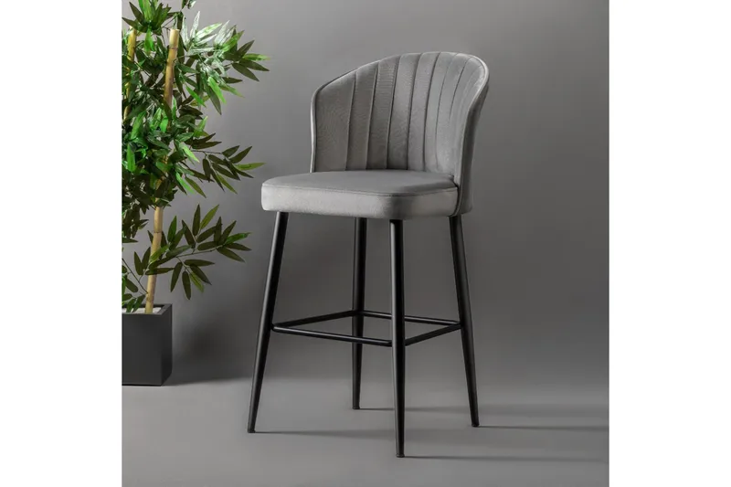 Rubi Barstol - Grå - Möbler - Stolar & fåtöljer - Barstol & barpall