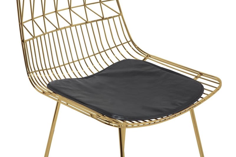 Set med 2 barstolar PRESTON Metall Guld 48cm - Guld - Möbler - Stolar & fåtöljer - Barstol & barpall