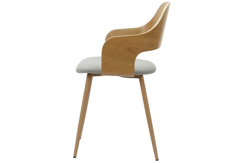 Belle Karmstol - Grå - Möbler - Stolar & fåtöljer - Matstol & köksstol