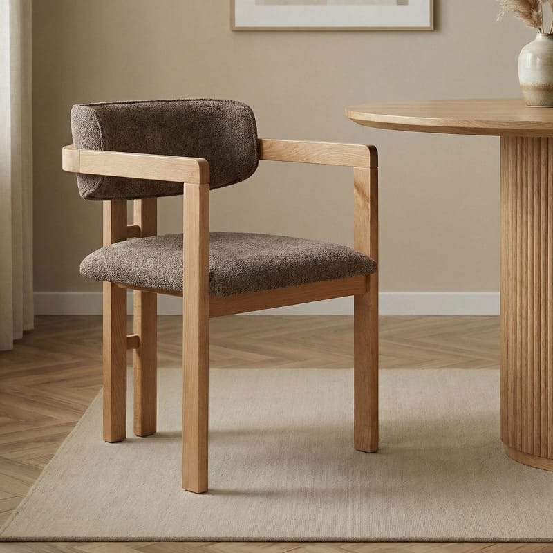 Bonavista Stol - brun och ek - Möbler - Stolar & fåtöljer - Matstol & köksstol