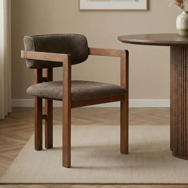 Bonavista Stol - brun och valnöt - Möbler - Stolar & fåtöljer - Matstol & köksstol