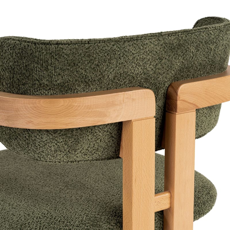 Bonavista Stol - grön och ek - Möbler - Stolar & fåtöljer - Matstol & köksstol
