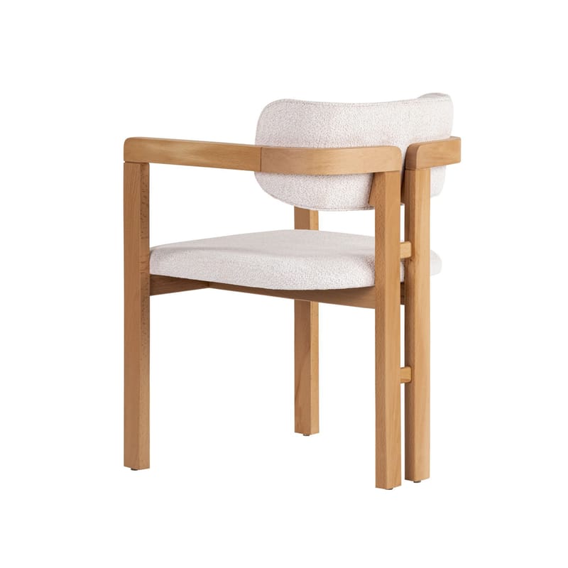 Bonavista Stol - vit och ek - Möbler - Stolar & fåtöljer - Matstol & köksstol