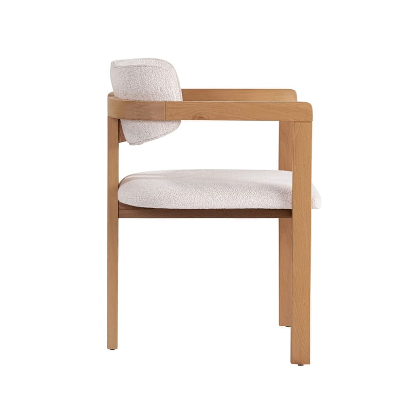 Bonavista Stol - vit och ek - Möbler - Stolar & fåtöljer - Matstol & köksstol