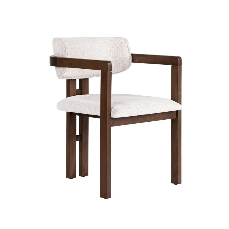 Bonavista Stol - vit och mörk valnöt - Möbler - Stolar & fåtöljer - Matstol & köksstol