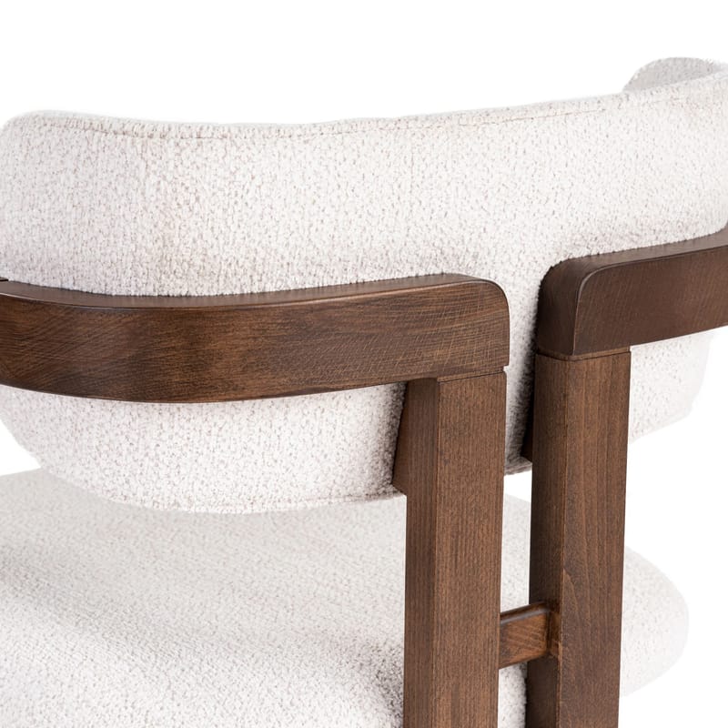 Bonavista Stol - vit och mörk valnöt - Möbler - Stolar & fåtöljer - Matstol & köksstol