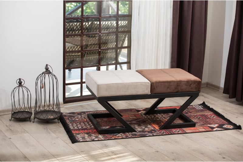 Bosona Sittpall 90 cm - Beige/Brun - Möbler - Stolar & fåtöljer - Pall & puff