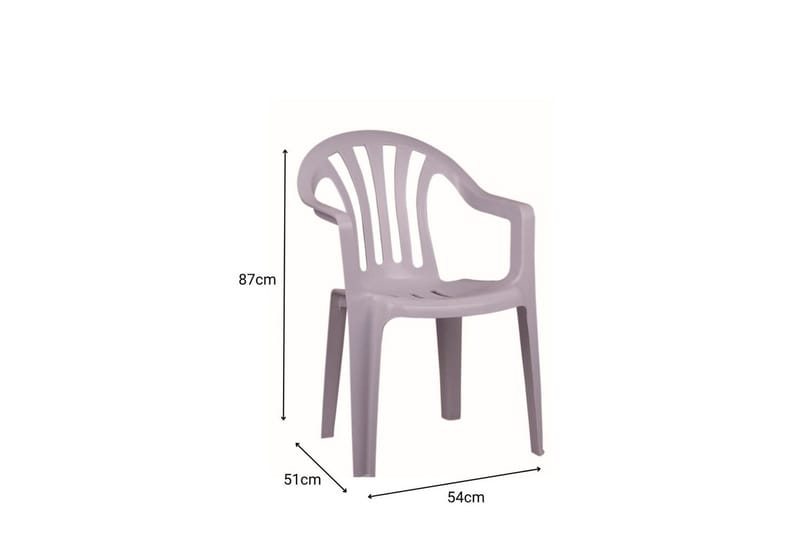 Brandiz Karmstol - Vit - Möbler - Stolar & fåtöljer - Matstol & köksstol
